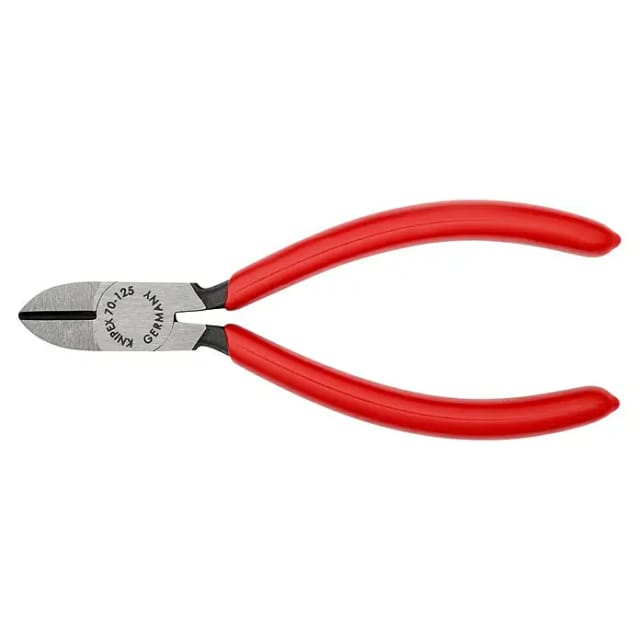 Knipex Seitenschneider schwarz atramentiert mit Kunststoff überzogen 125 mm