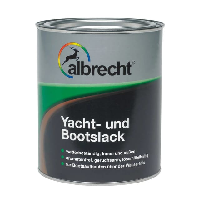 Albrecht Yacht- und Bootslack Transparent hochglänzend 2,5,