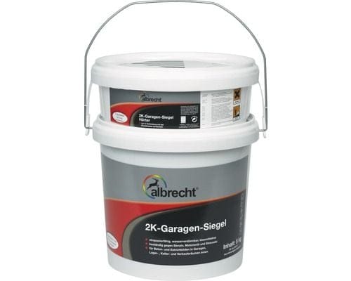 Albrecht 2K-Garagen-Siegel Steingrau seidenglänzend 5 kg