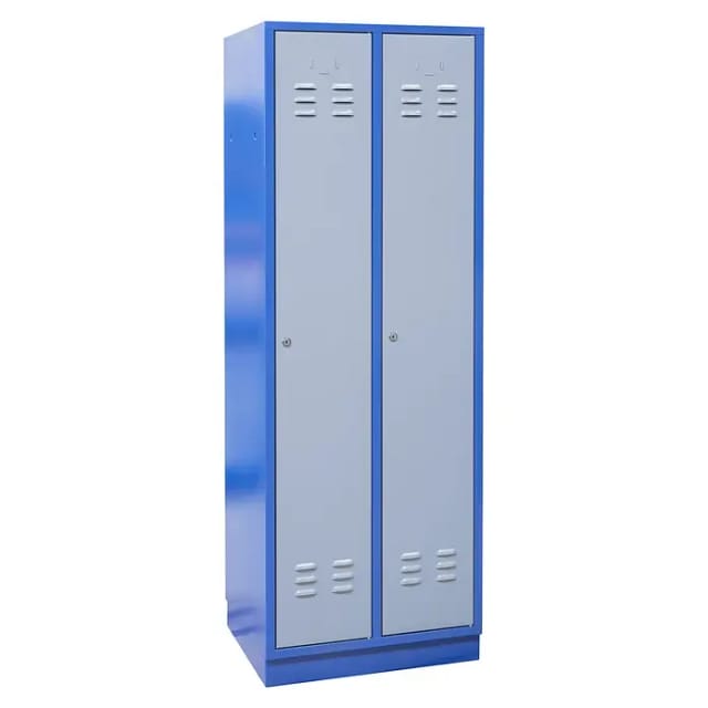 Güde Garderobenschrank TYP GS 2 Grau-Blau