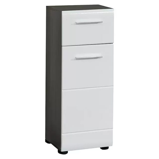 Trendteam Bad-Hochschrank LineSkinBD Weiß 30 cm