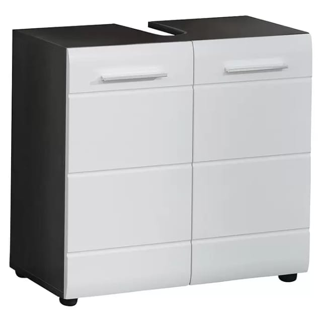 Trendteam Waschbeckenunterschrank LineSkinBD Weiß 60 cm