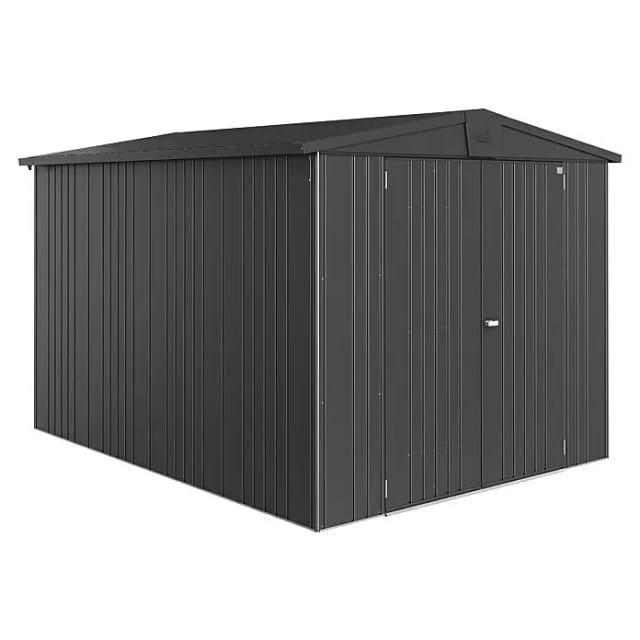 Biohort Metall-Gerätehaus Europa Dunkelgrau-Metallic 6,8 m²
