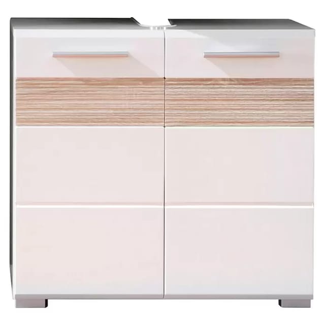 Trendteam Waschbeckenunterschrank MezzoBad Weiß 60 cm