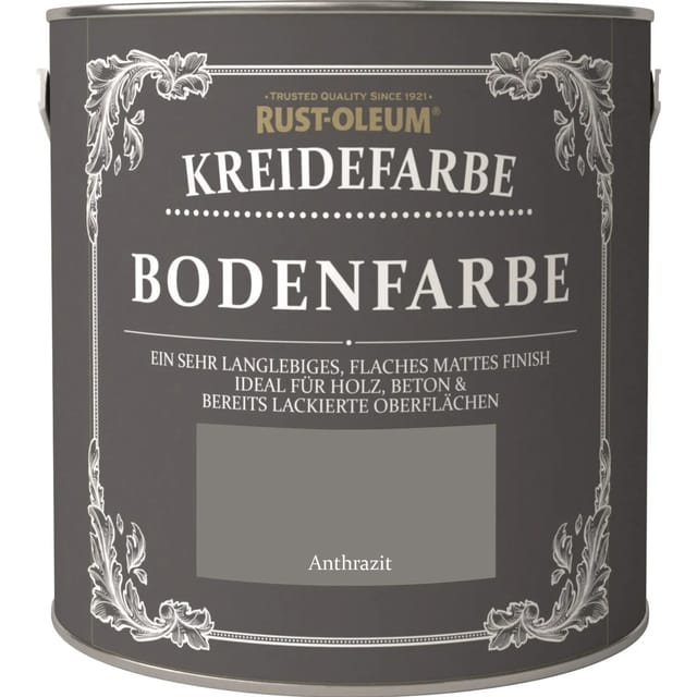 Rust-Oleum Kreide-Bodenfarbe Anthrazit 2,5,