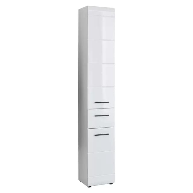 Trendteam Bad-Hochschrank Skin Bad Weiß 30 cm