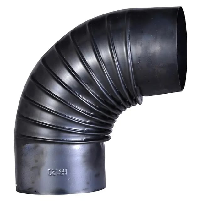 Firefix Rauchrohrbogen 90° Ø 120 mm Blauglanz
