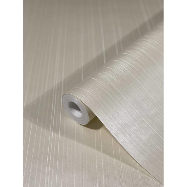 Glööckler Vliestapete Imperial Uni Streifen Beige