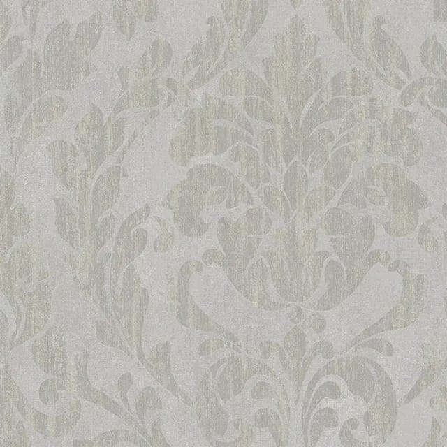 Vliestapete Nabucco florales Damastmotiv Grau