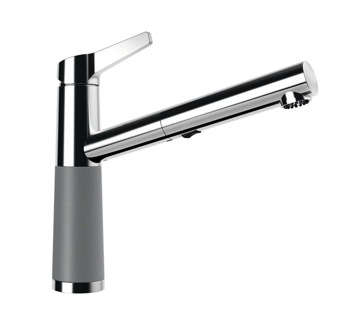 Schock Sc-510 - Spültischmischer Mit Herausziehbarer Brause, Croma/chrom 554120gcr