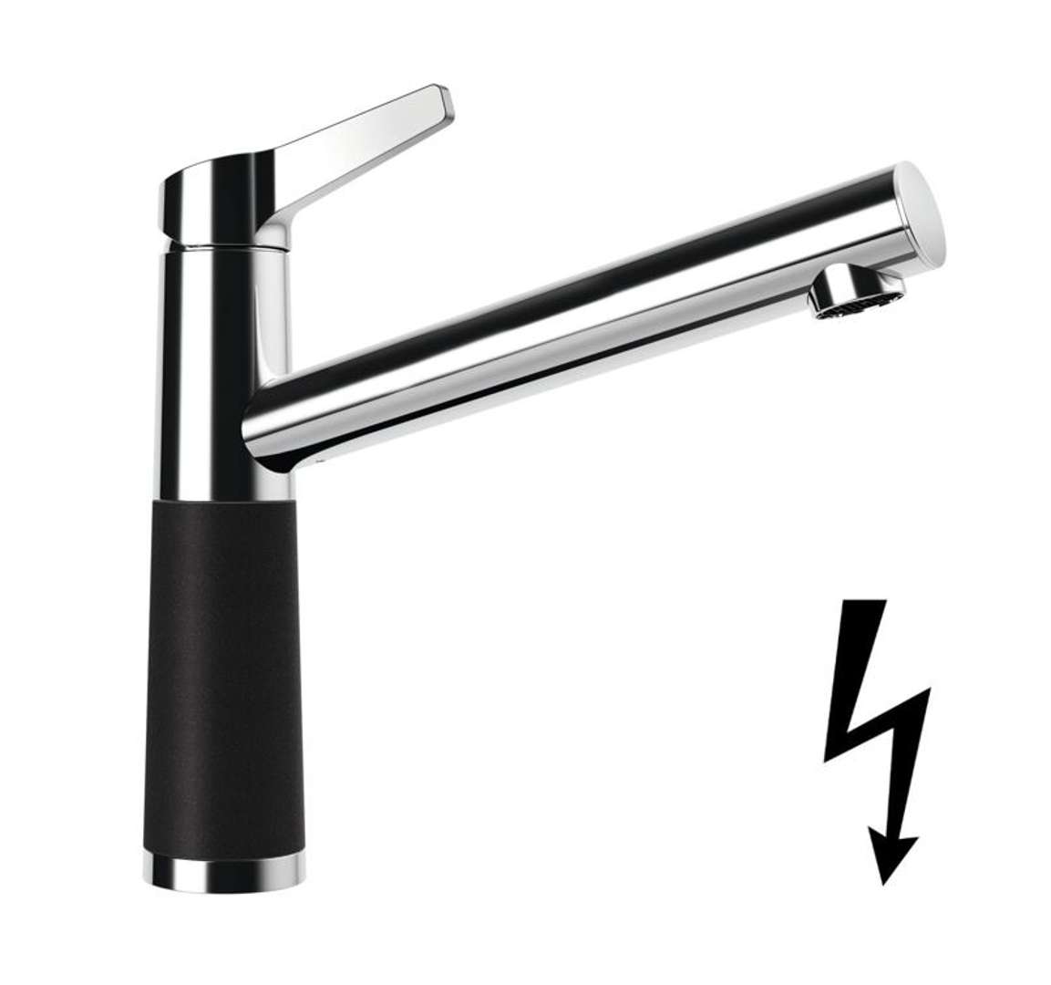 Schock Sc-510 - Spültischarmatur, Nero/chrom 554003gne
