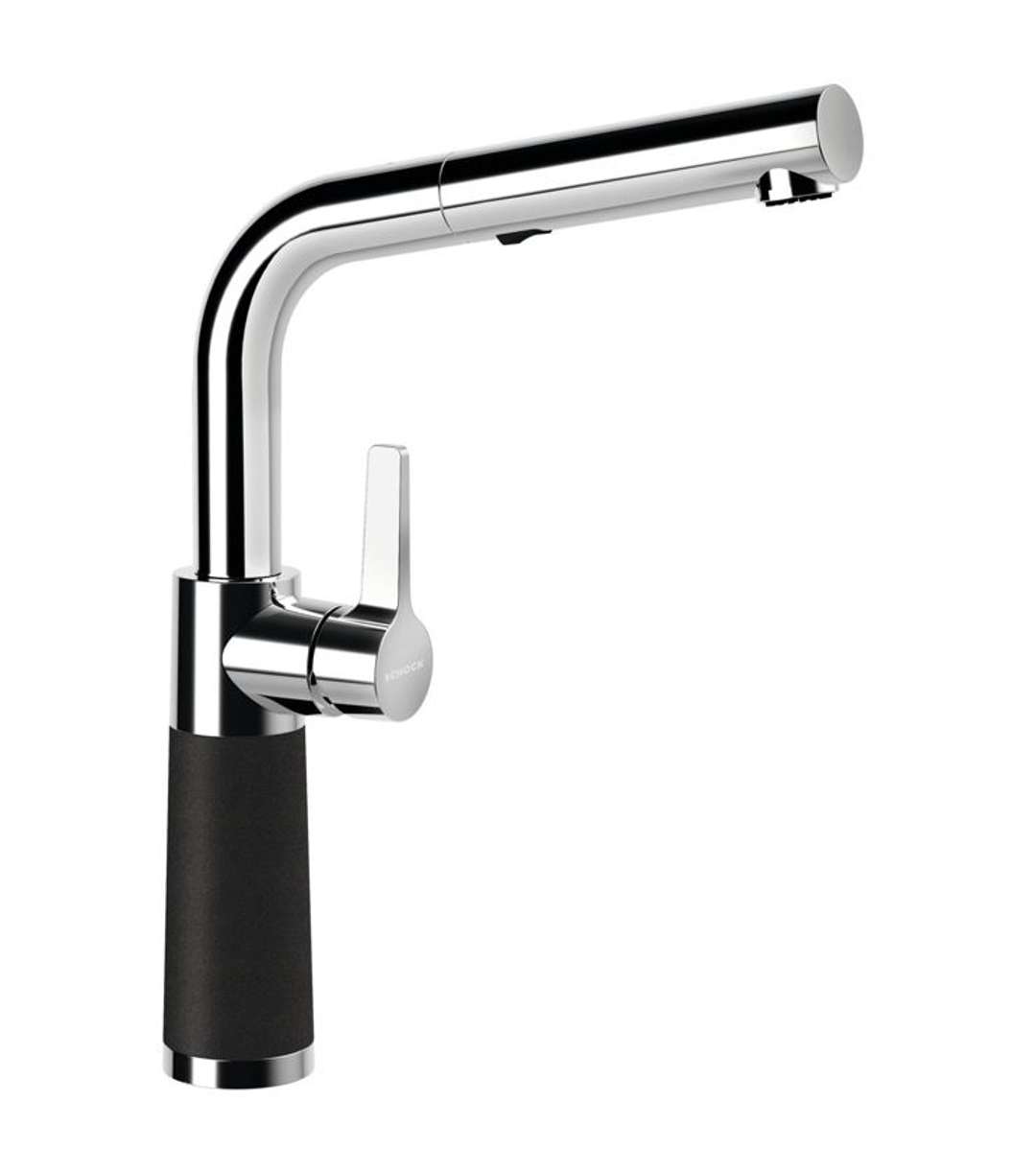 Schock Sc-540 - Spültischarmatur Mit Herausziehbarer Brause, Onyx/chrom 557120gon