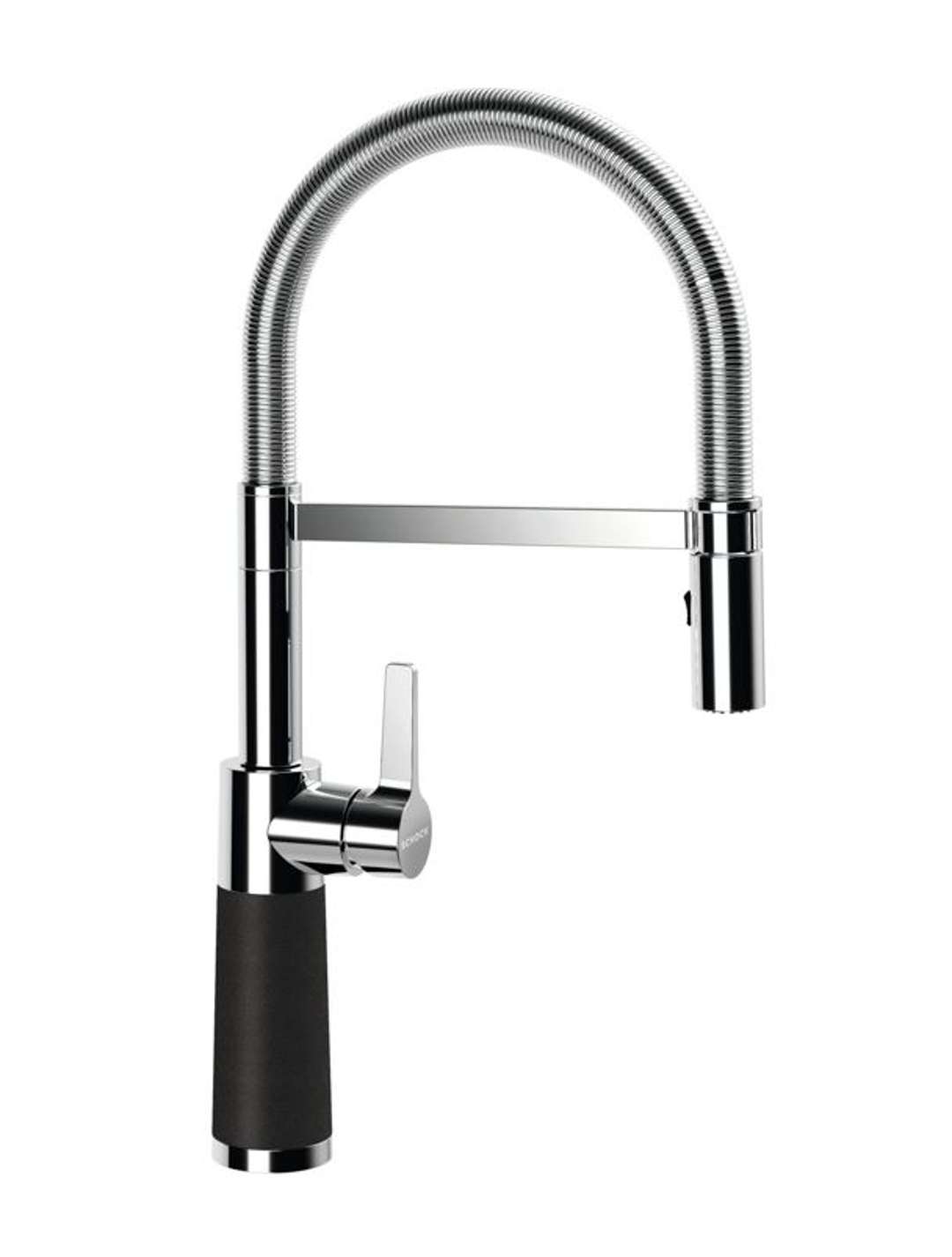 Schock Sc-550 - Spültischarmatur Mit Flexiblem Arm Und Brause, Onyx/chrom 558000gon