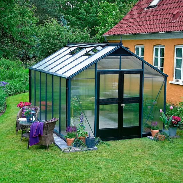 Juliana Gewächshaus Premium 13 Anthrazit 13 m²