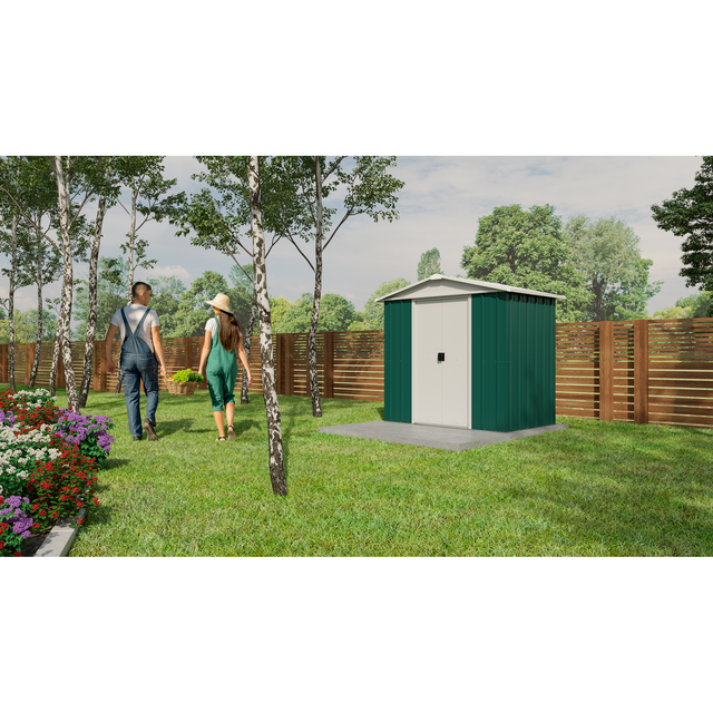 Yardmaster Gerätehaus Bayern 65GEYZ GrünB x T: 186 cm x 125 cm