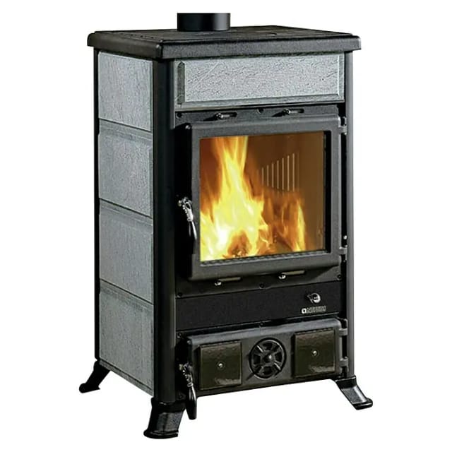 La Nordica Rosella Kaminofen Naturstein Grau 8,8 kW