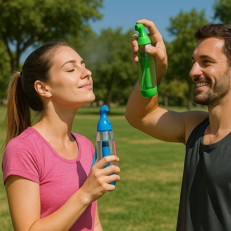 2er-pack Nachfüllbare 22-cm-handsprühflaschen – Pumpsystem – Farben Zufällig – Für Gesicht, Hals Und Körper – Shop-story
