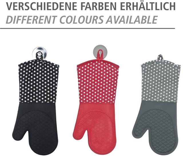 Wenko Topfhandschuhe Silikon Schwarz 1 Paar
