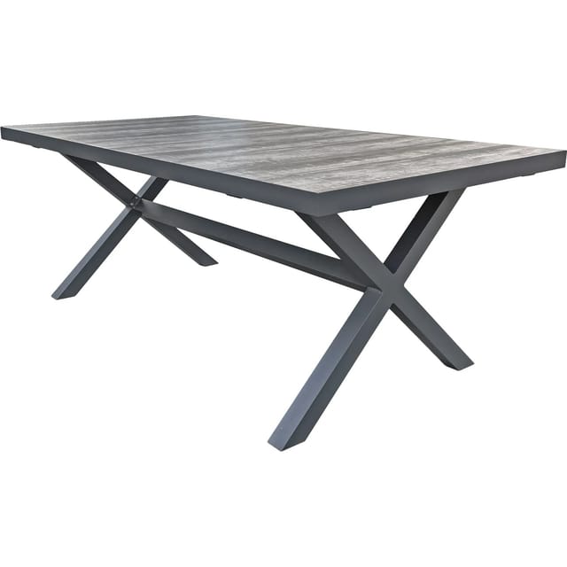 Garden Pleasure Gartenmöbel-Set Rana/Davina 7-teilig mit Keramik-Tisch Grau FSC®