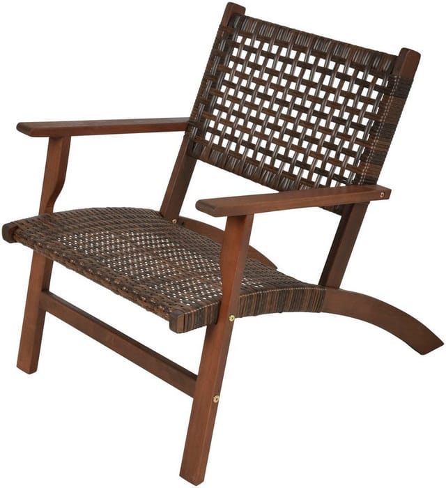 Garden Pleasure Sitzgruppe Sonora 140 cm x 75 cm x 140 cm Dunkelbraun FSC®