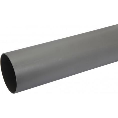 Centrale Brico – 100-mm-pvc-abflussrohr – 1 M Länge – Robuste Konstruktion Für Die Abwasserentsorgung – Kompatibel Mit Entwässerungssystemen