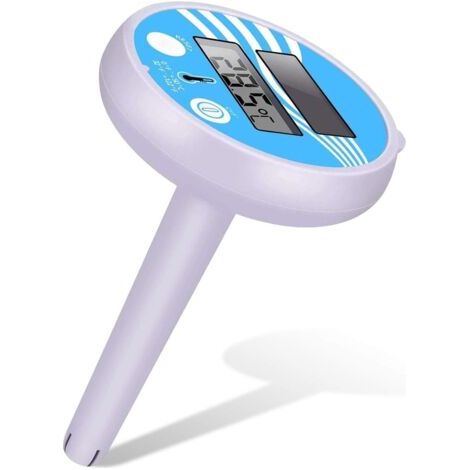 Gotrays – Schwimmendes Digitales Poolthermometer – Unzerbrechliches Pvc – Messbereich Bis 50°c – Für Pools, Whirlpools Und Aquarien