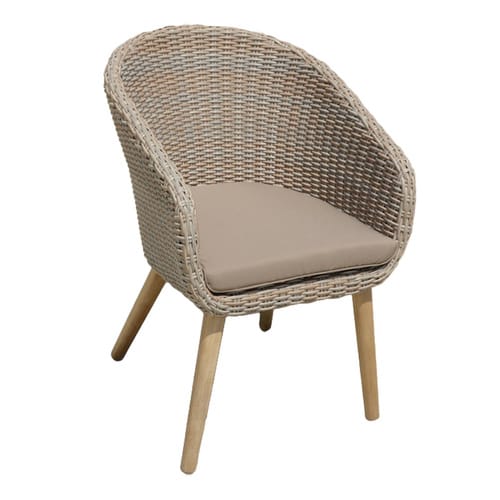 Garden Pleasure Gartenmöbel-Set Oakland/Visalia 5-teilig Grau FSC®