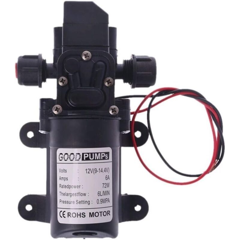 Wasserpumpe Für Wohnmobile. 12 V Gleichstrom. 60 W. 130 Psi. 6 L/min. Membranpumpe.