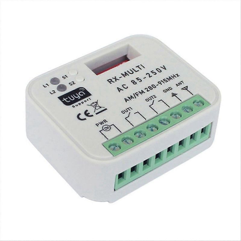 Intelligenter Wlan-multifrequenz-universalempfänger, Fernbedienungsrelais, Tuya-garagentoröffner, Hausautomation T