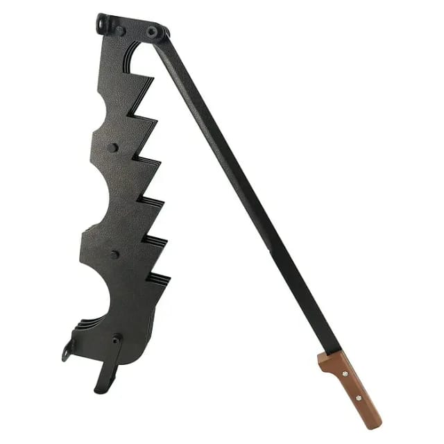 Holzspalter Schwarz mit Holzgriff L 74,5 cm x B 11,7 cm x H 15 cm