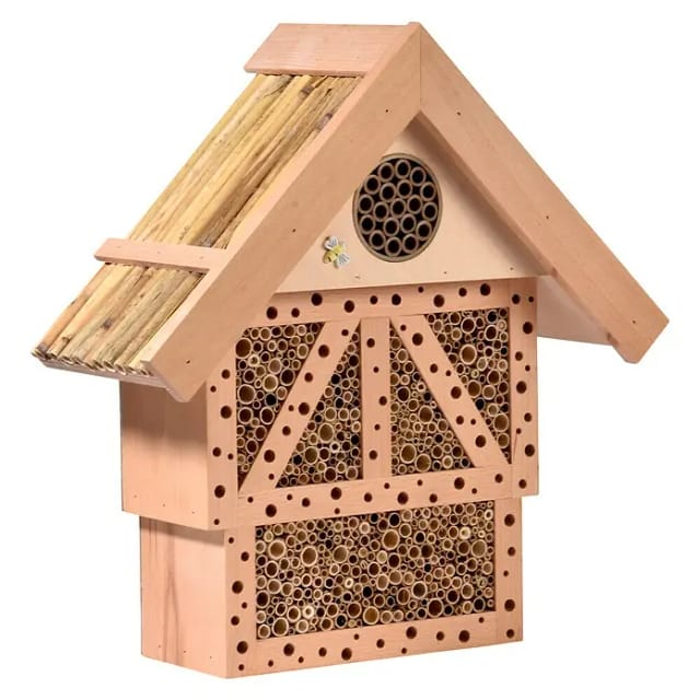 Dobar Großes Insektenhotel Monschau 37,5 cm x 15 cm x 38,5 cm Kiefer