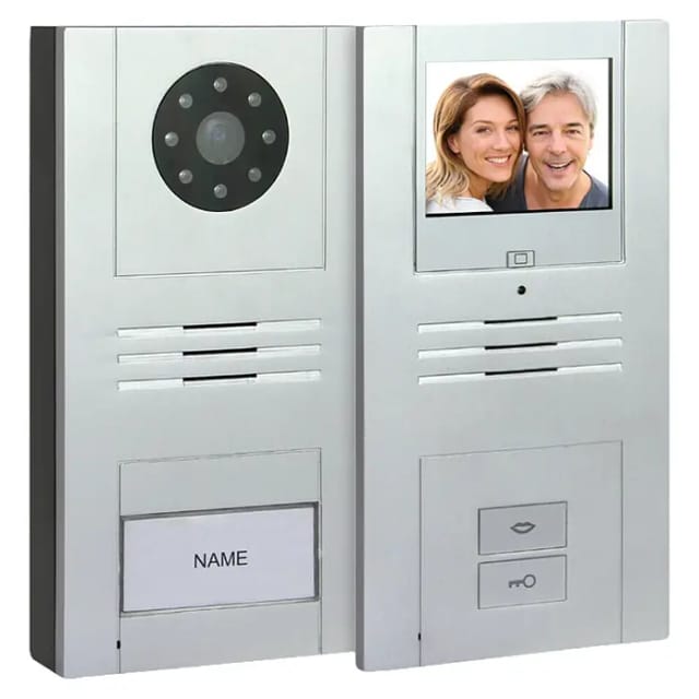 REV Sprechanlage Quattroline Video Colour Silber