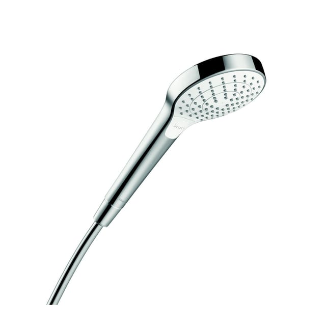 hansgrohe Duschkopf Croma Select S Vario Handbrause mit 3 Strahlarten Weiß/Chrom
