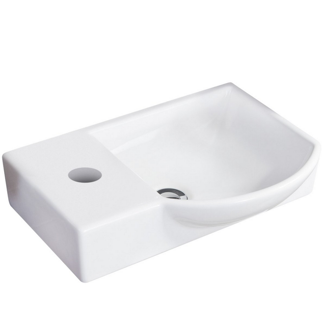 Fackelmann Gäste-Waschbecken 45 cm Vadea Weiß