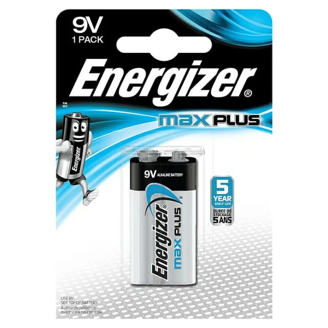 Energizer Alkaline Batterie Max Plus 9V E-Block 1 Stück