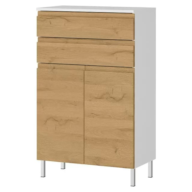 Germania Badkommode Torrance 4332 Weiß-Eiche 97 cm x 60 cm
