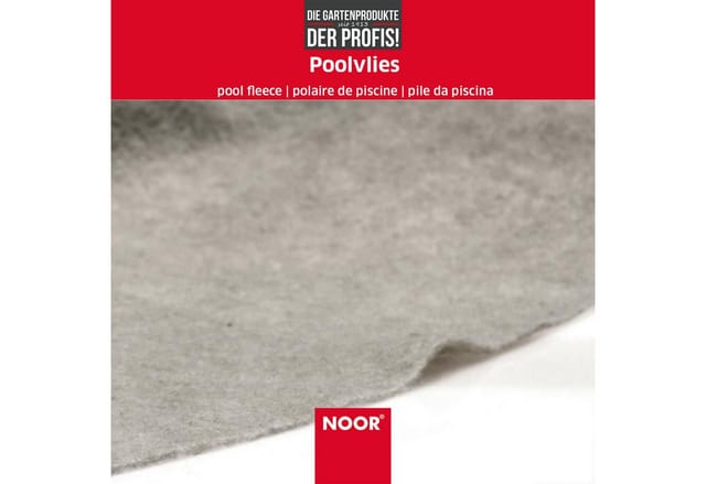 Noor Poolvlies Rund 140 g/m² für Rundpool Ø 3,5 m