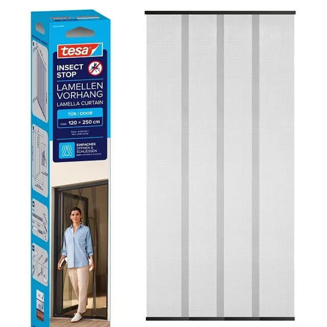 tesa® Insect Stop Lamellenvorhang anthrazit