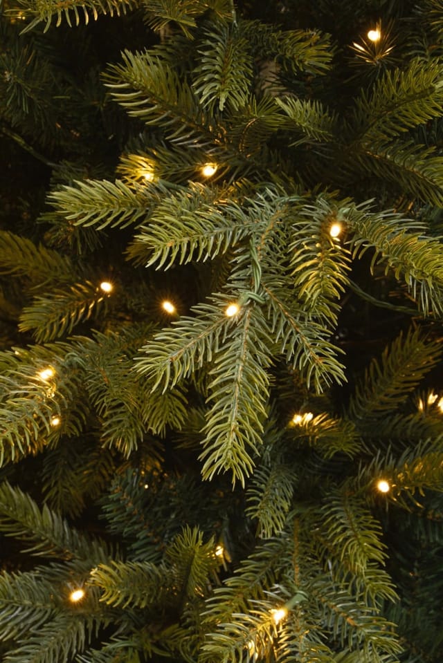 Künstlicher Weihnachtsbaum LED Tannenbaum Grimshaw mit Timer & Dimmer 185 cm