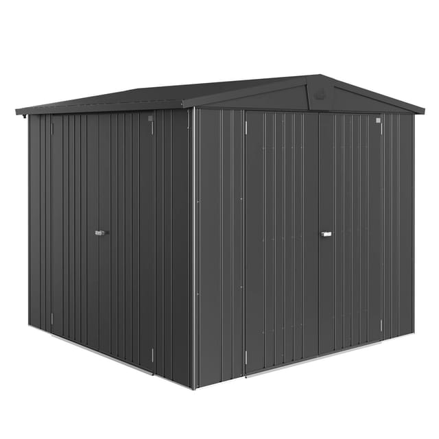 Biohort Zusatztür für Gerätehaus Europa 172 x 148 cm Dunkelgrau-Metallic