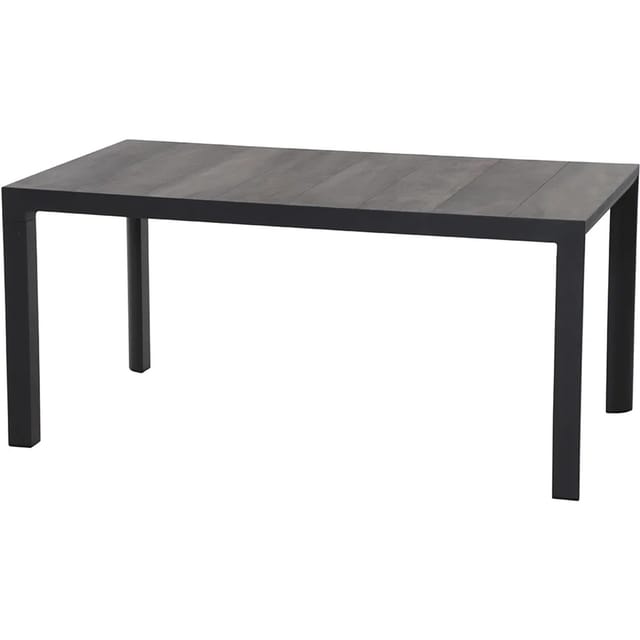 Siena Garden Gartentisch Rechteckig Washed Grau 90 cm x 140 cm