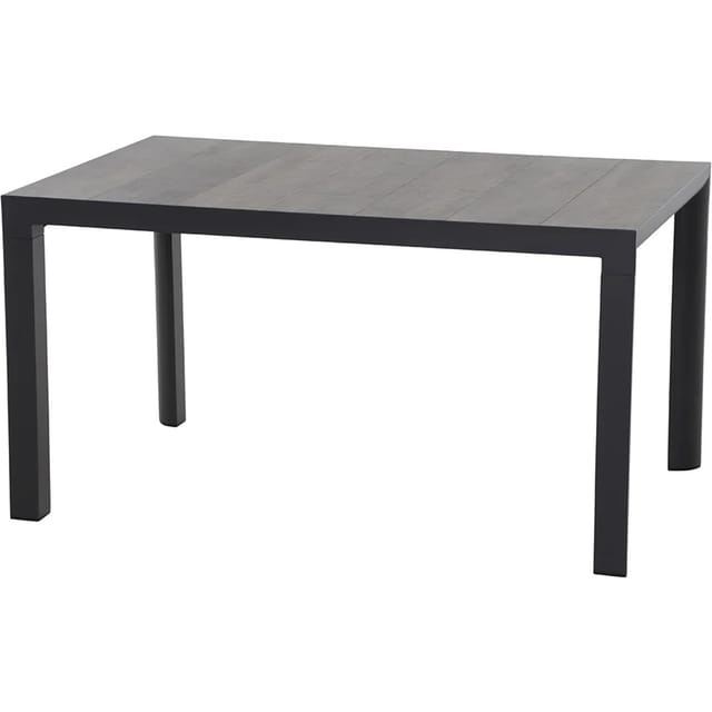 Siena Garden Gartentisch Rechteckig Washed Grau 90 cm x 160,5 cm