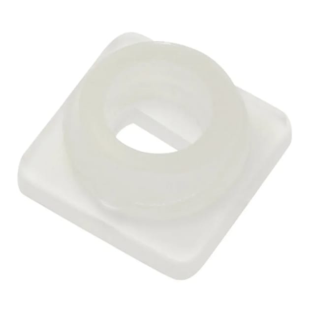Gardinia Feststeller für Vorhangschiene/Profil VSA1 (VS57) Weiß 4-er Pack
