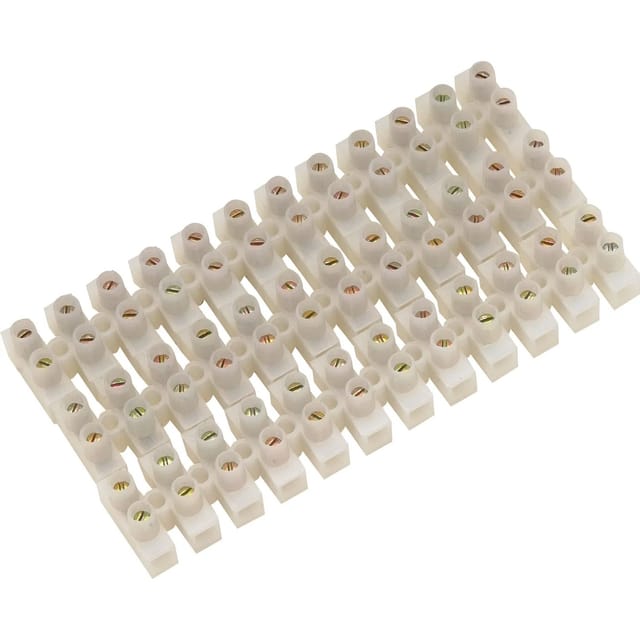 Lüsterklemme Ø 2,5 mm Weiß 2 Stück