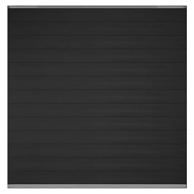 T&J Elze-Serie WPC-Steckzaunsystem Teak 20 x 300 x 1790 mm