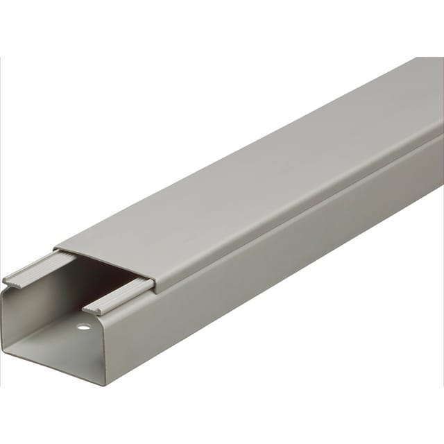 Kabelkanal 60 mm x 40 mm Grau Länge 2 m