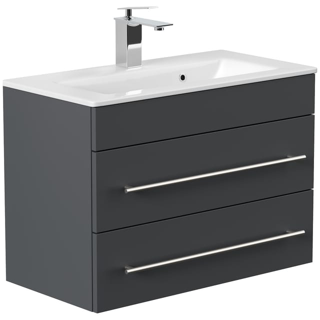 Posseik Badmöbel Portus 700 SlimLine Grafit