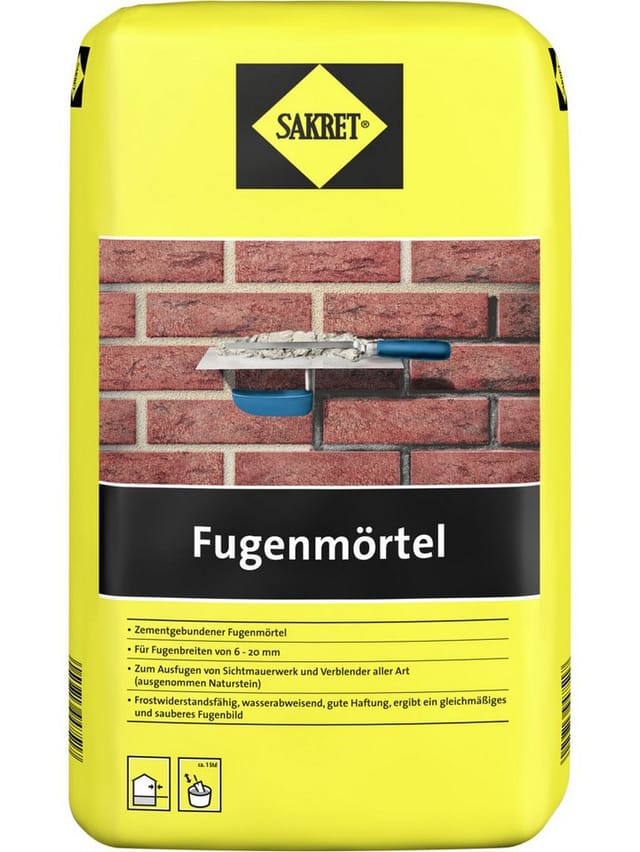 Sakret Fugenmörtel Grau 10 kg