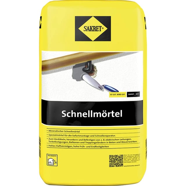 Sakret Schnellmörtel Grau 10 kg
