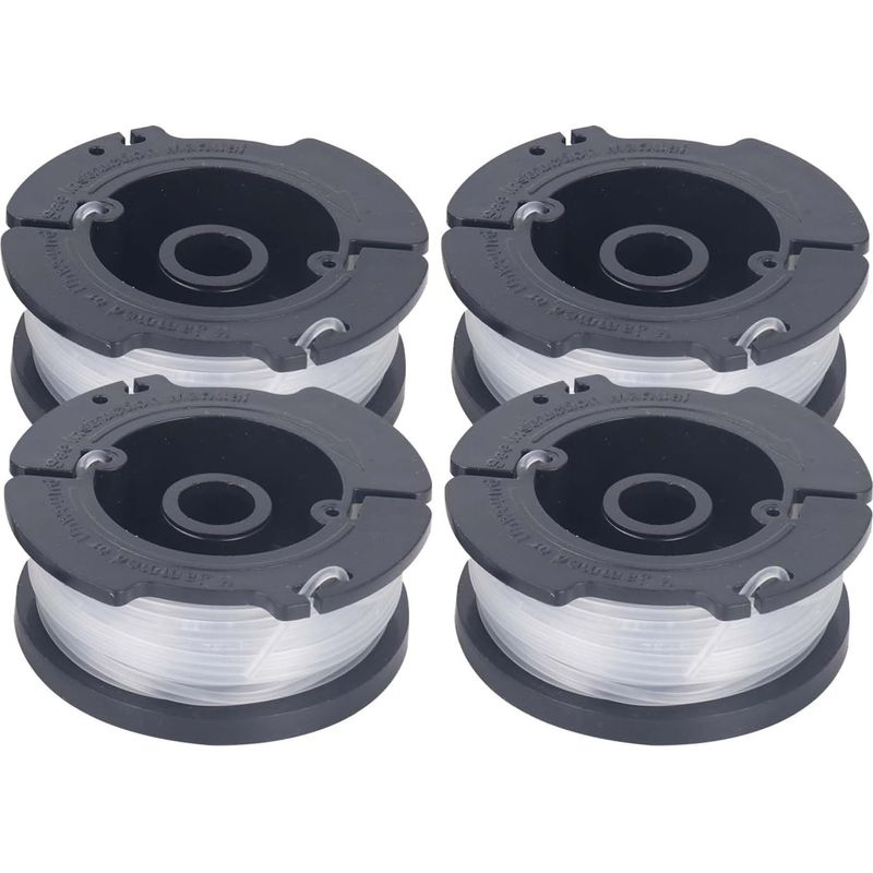 Nylon-trimmerfadenspule Für Black+decker Af-100-3zp Kompatiblen Trimmer – 4er-pack